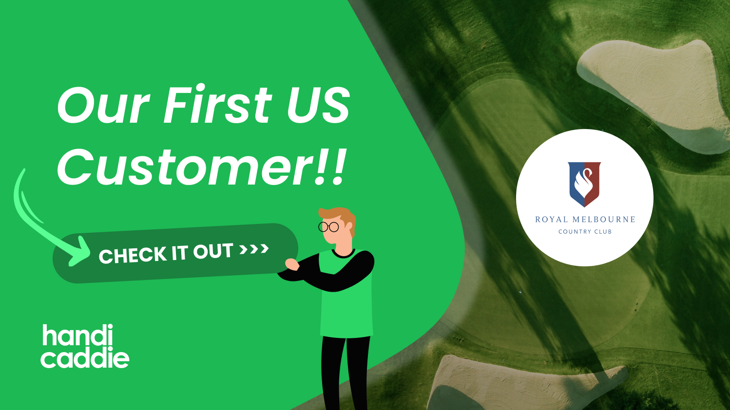 Our First US Customer 🏌‍♂️ 🎉